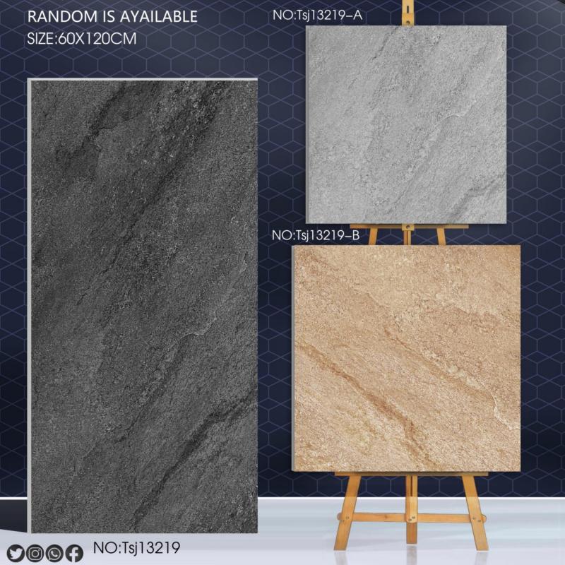 Living Room Stone Effect Ceramic Wall Tiles