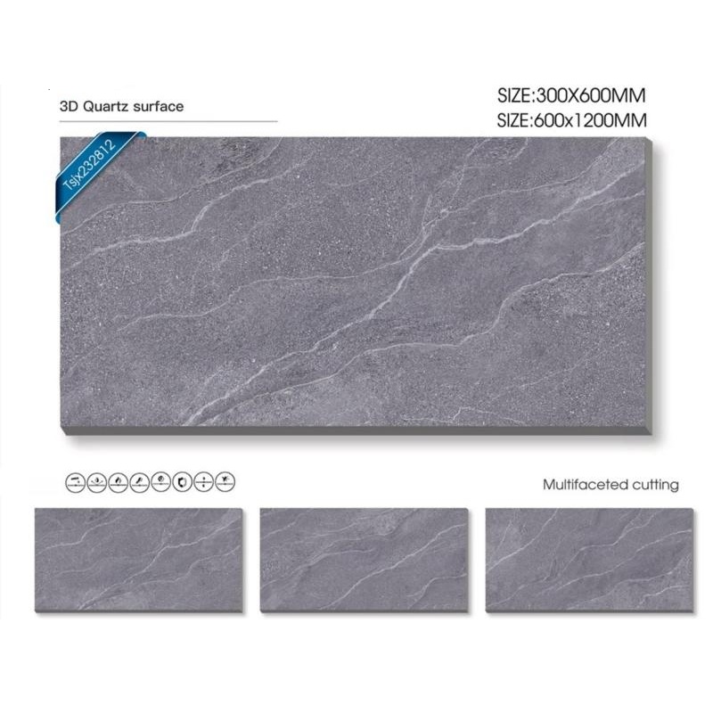 Matte Finish Stone Style Floor Tile
