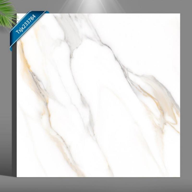 Glossy Indoor Marble Style Porcelain Tile