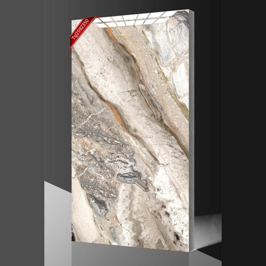 Polished Marble Look Ceramic Floor Tile