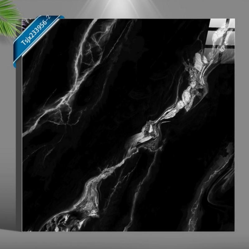 Black Marble Ceramic Tile for Interiors