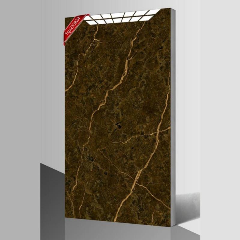 Modern Glossy Marble Effect Porcelain Tile