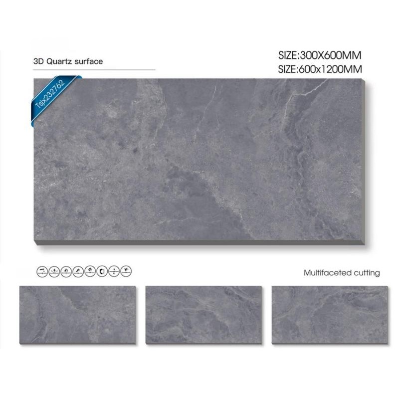 Matte Surface Grey Wall Porcelain Tile Matte Surface Grey Wall Porcelain Tile