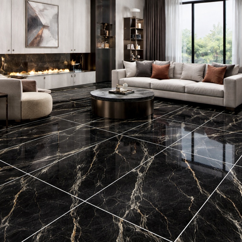 ODM OEM Black Glossy Ceramic Tile ODM OEM Black Glossy Ceramic Tile