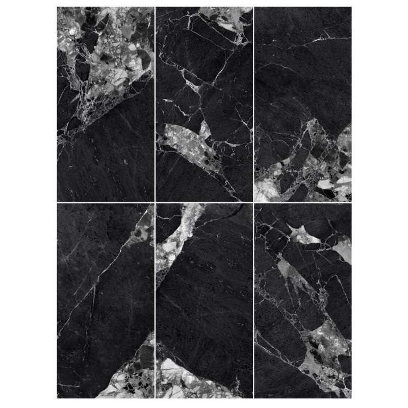 Luxury Black Natural Pattern Ceramic Tile