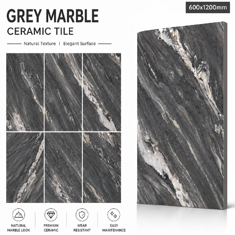 OEM ODM Luxury Grey Wall Tile