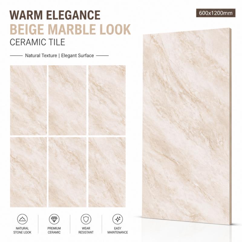 High Quality Wholesale Beige Surface Tile