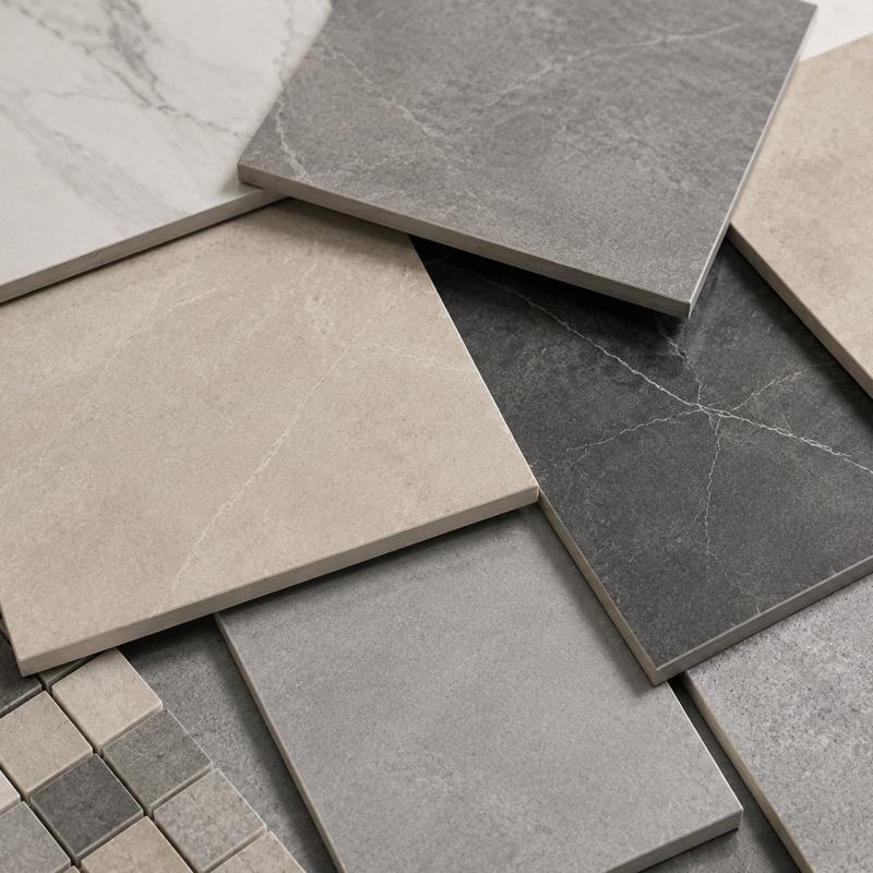 Large format porcelain tiles for projects