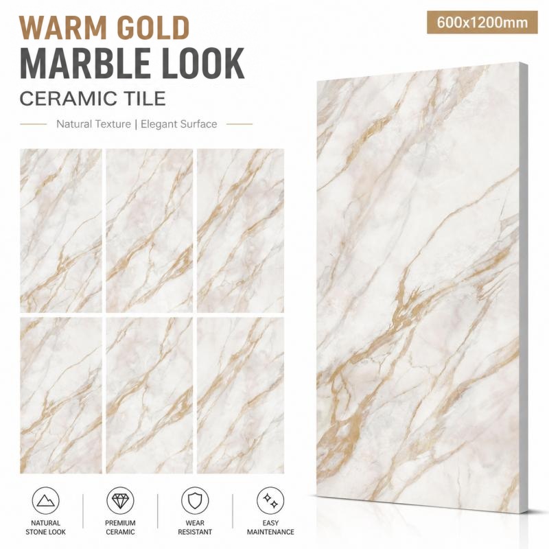 High Gloss Premium Porcelain Floor Tile