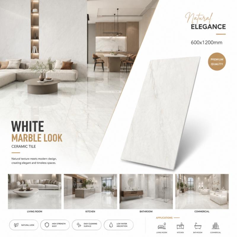 Wholesale White Stone Look Floor Tile Wholesale White Stone Look Floor Tile