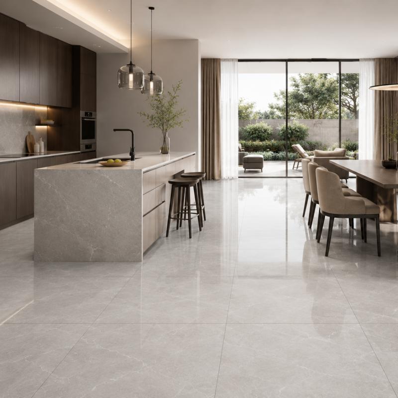 Glossy Porcelain Tiles For Interiors