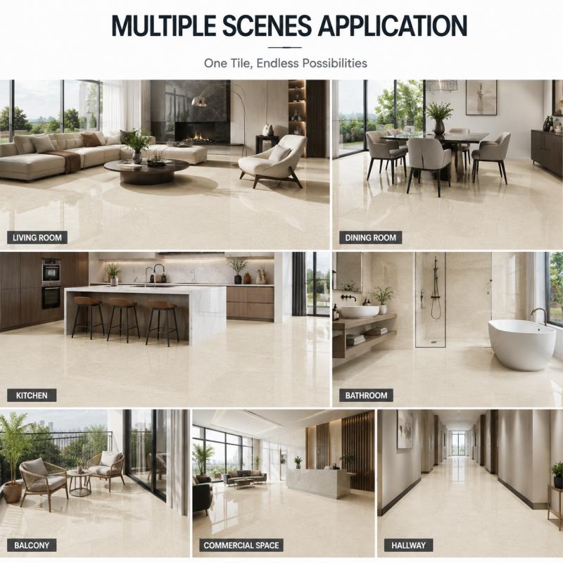 Factory Made Beige Porcelain Tile