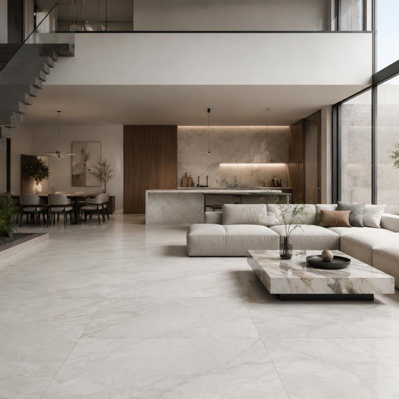 Large Format Porcelain Tile For Interiors