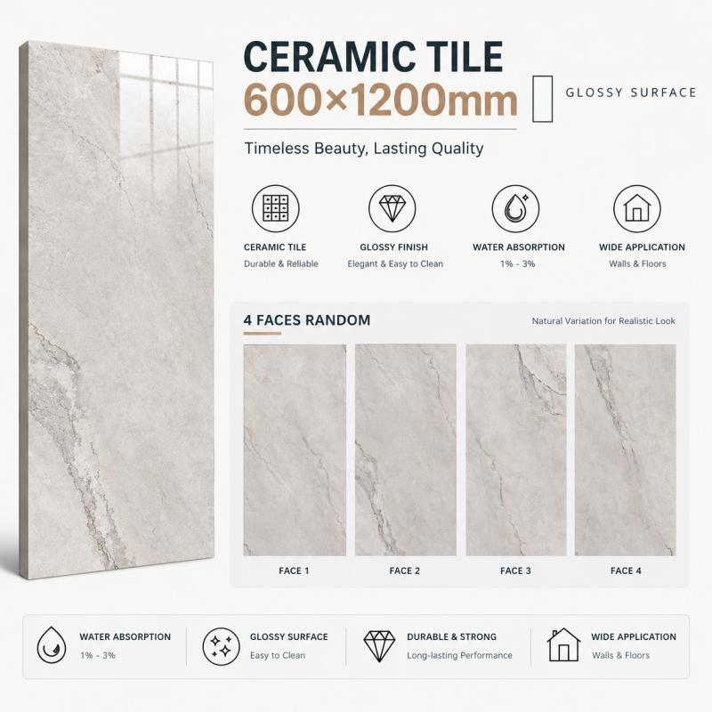 Hotel Project Light Grey Ceramic Tile Hotel Project Light Grey Ceramic Tile