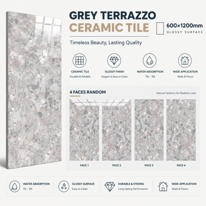 ODM Commercial Terrazzo Surface Tile ODM Commercial Terrazzo Surface Tile